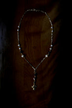 Load image into Gallery viewer, #5 eventually. pendent and pearl necklace
