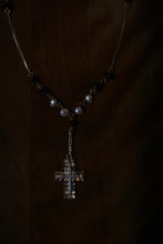 Load image into Gallery viewer, #1 vintage cross &amp; pearl necklace
