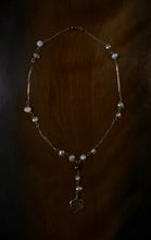 Load image into Gallery viewer, #2 love , chain and pearl necklace

