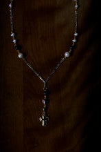 Load image into Gallery viewer, #5 eventually. pendent and pearl necklace
