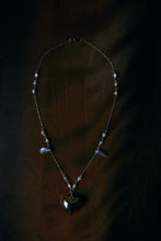 Load image into Gallery viewer, enamored chain and pearl necklace
