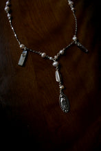 Load image into Gallery viewer, she follows (silver &amp; pearl )
